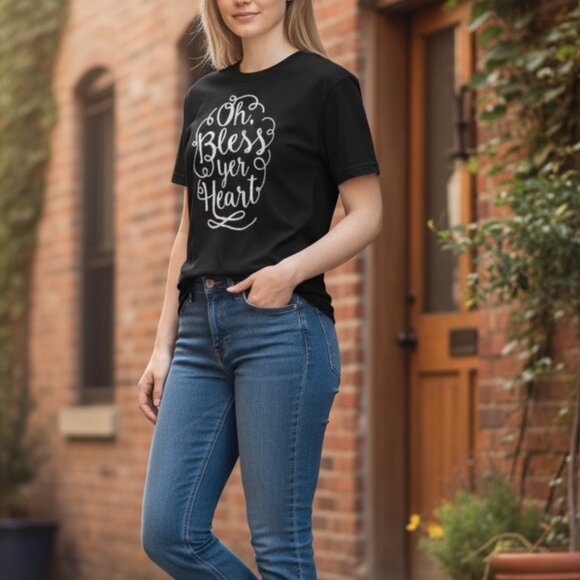 Bless Yer Heart T-Shirt New Juniors M - Picture 4 of 4